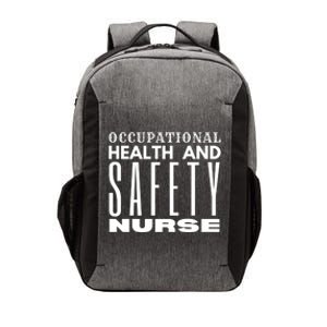 Occupational Health And Safety Nurse Safety Campaigns Gift Vector Backpack