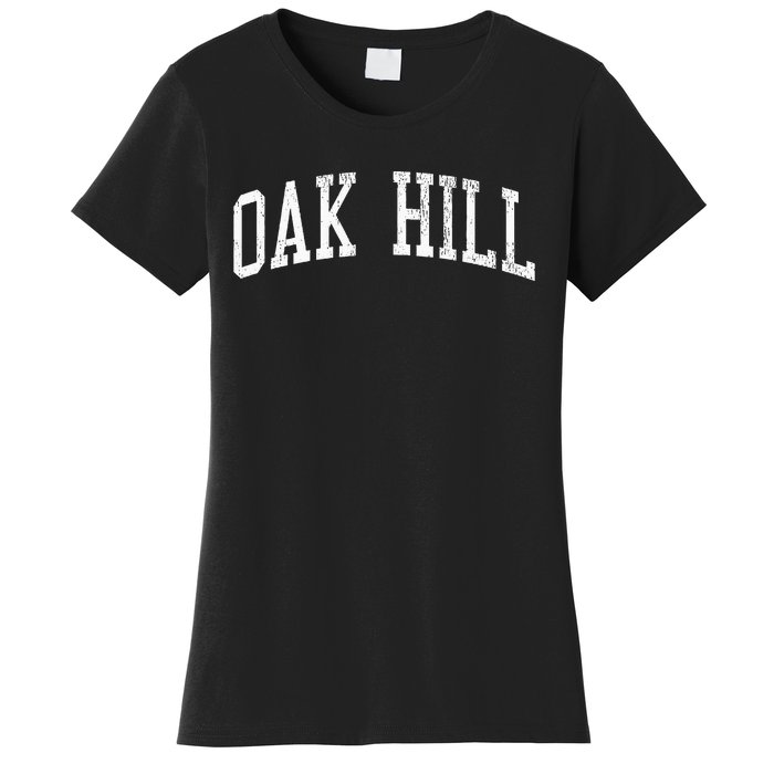 Oak Hill Al Vintage Athletic Sports Js02 Women's T-Shirt