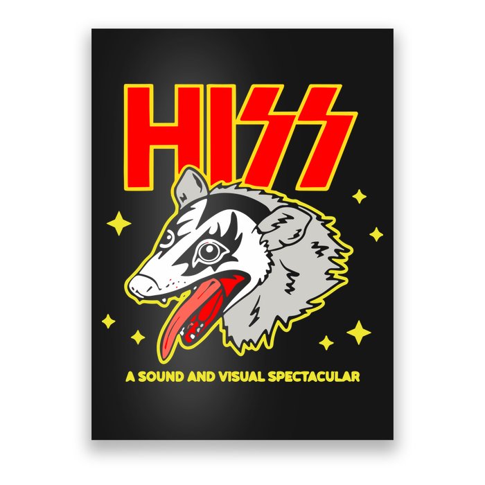 Opossum Hiss A Sound And Visual Spectacular Poster