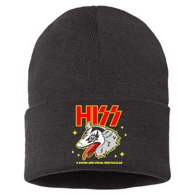 Opossum Hiss A Sound And Visual Spectacular Sustainable Knit Beanie