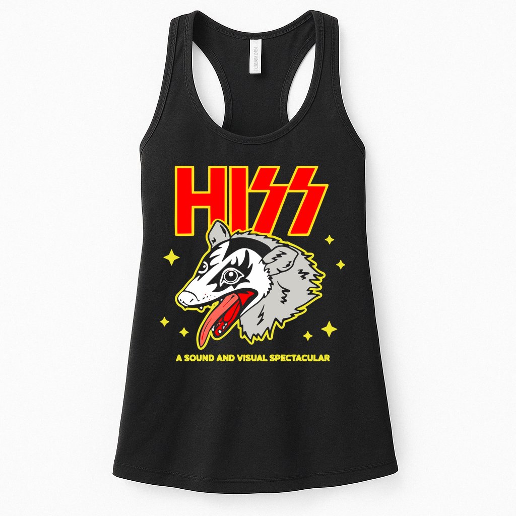 Opossum Hiss A Sound And Visual Spectacular Womens Tank Top