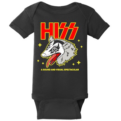 Opossum Hiss A Sound And Visual Spectacular Baby Bodysuit