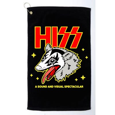 Opossum Hiss A Sound And Visual Spectacular Golf Towel