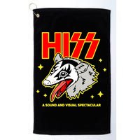 Opossum Hiss A Sound And Visual Spectacular Golf Towel