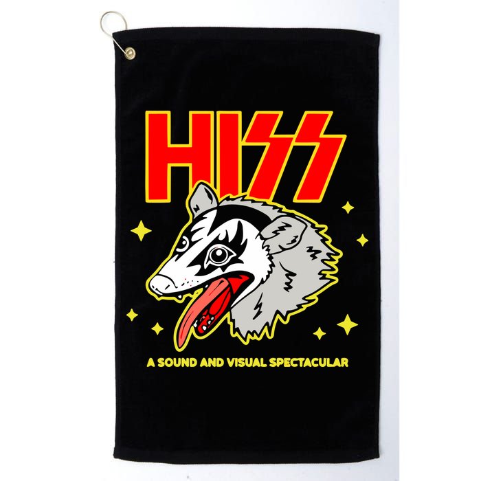 Opossum Hiss A Sound And Visual Spectacular Golf Towel