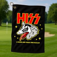 Opossum Hiss A Sound And Visual Spectacular Golf Towel