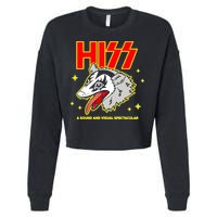 Opossum Hiss A Sound And Visual Spectacular Cropped Pullover Crew