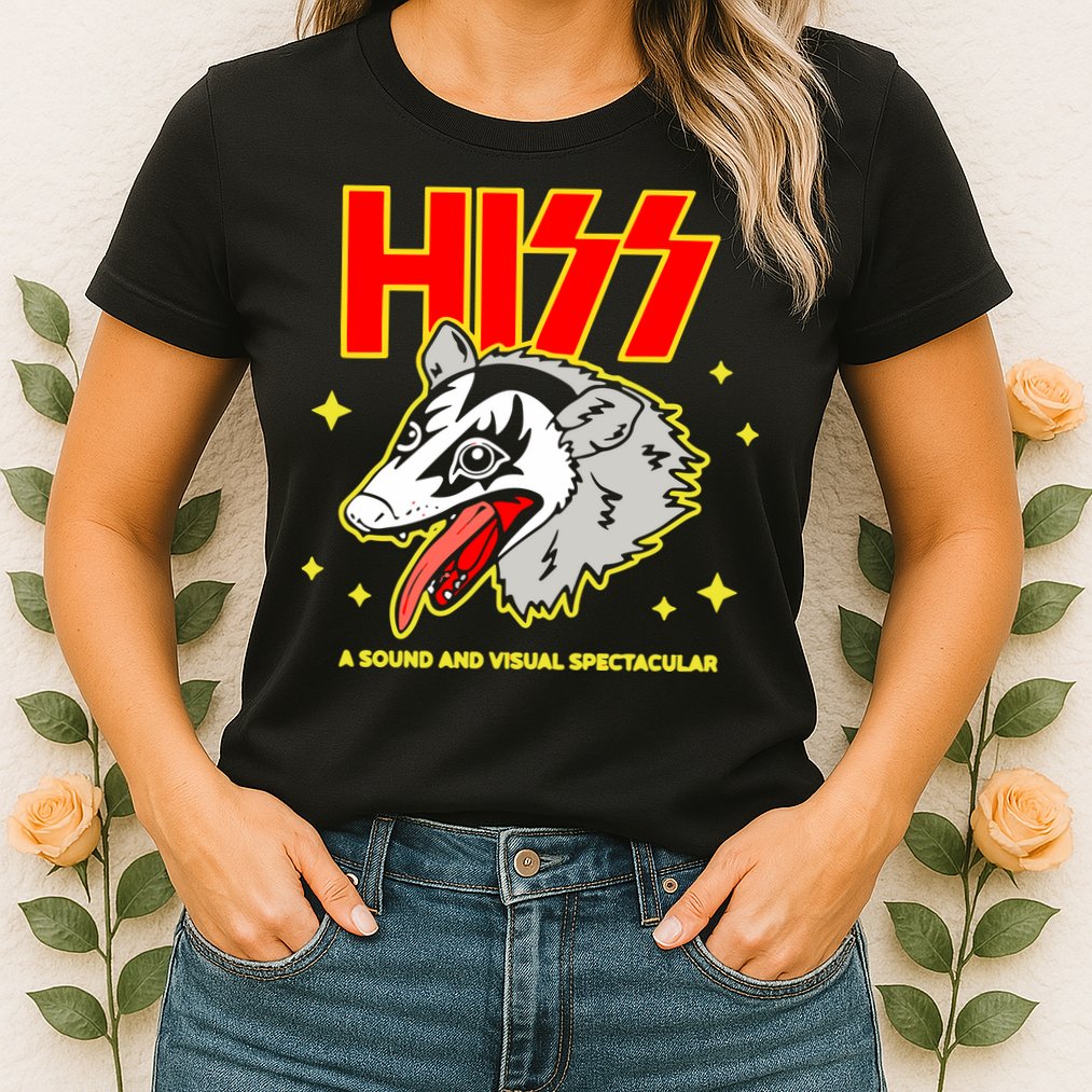 Opossum Hiss A Sound And Visual Spectacular Womens T-Shirt