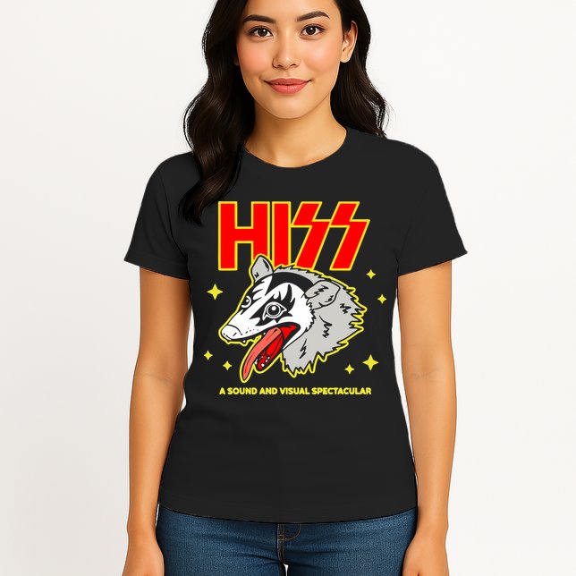 Opossum Hiss A Sound And Visual Spectacular Womens T-Shirt