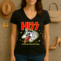 Opossum Hiss A Sound And Visual Spectacular Women's V-Neck T-Shirt