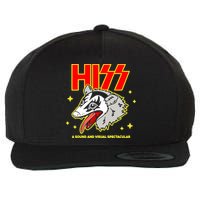 Opossum Hiss A Sound And Visual Spectacular Wool Snapback Cap