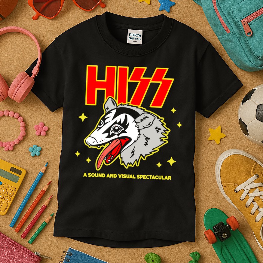 Opossum Hiss A Sound And Visual Spectacular Kids T-Shirt