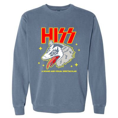 Opossum Hiss A Sound And Visual Spectacular Garment-Dyed Sweatshirt