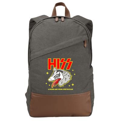 Opossum Hiss A Sound And Visual Spectacular Cotton Canvas Backpack