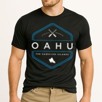Oahu Hawaii Beach Graphic Cooling Performance Crew T-Shirt