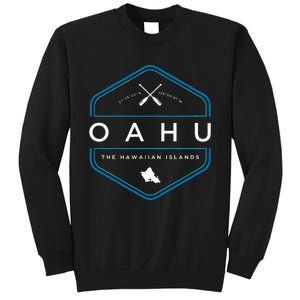 Oahu Hawaii Beach Graphic Sweatshirt