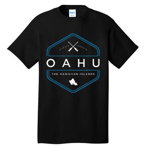 Oahu Hawaii Beach Graphic Tall T-Shirt