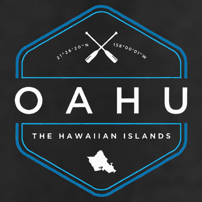Oahu Hawaii Beach Graphic Adult Drive Performance Visor