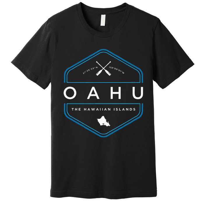 Oahu Hawaii Beach Graphic Premium T-Shirt