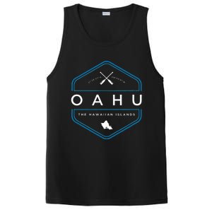 Oahu Hawaii Beach Graphic PosiCharge Competitor Tank