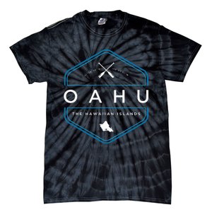 Oahu Hawaii Beach Graphic Tie-Dye T-Shirt