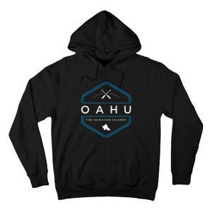 Oahu Hawaii Beach Graphic Tall Hoodie