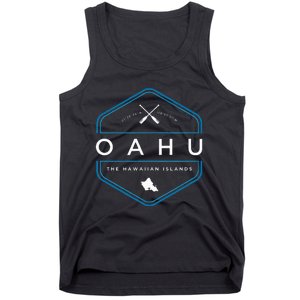 Oahu Hawaii Beach Graphic Tank Top