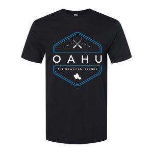 Oahu Hawaii Beach Graphic Softstyle CVC T-Shirt