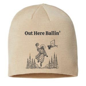 Out Here Ballin Jesus Sustainable Beanie