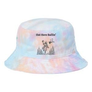 Out Here Ballin Jesus Tie Dye Newport Bucket Hat