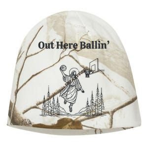 Out Here Ballin Jesus Kati - Camo Knit Beanie