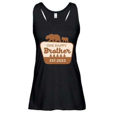 One Happy Brother Happy Camper Matching Family Birthday Ladies Essential Flowy Tank