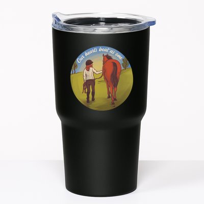 Our Heats Beat As One Horse Lover Tumbler