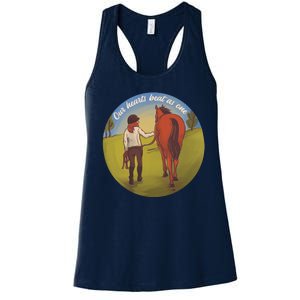 Our Heats Beat As One Horse Lover Women's Racerback Tank