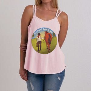 Our Heats Beat As One Horse Lover Women's Strappy Tank