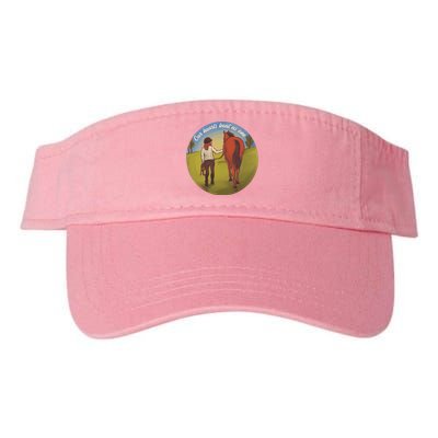 Our Heats Beat As One Horse Lover Valucap Bio-Washed Visor