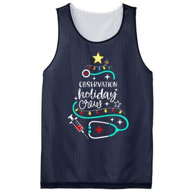 Observation Holiday Crew Xmas Patient Monitoring Nurse Tech Mesh Reversible Basketball Jersey Tank