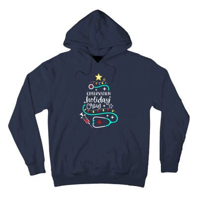 Observation Holiday Crew Xmas Patient Monitoring Nurse Tech Tall Hoodie