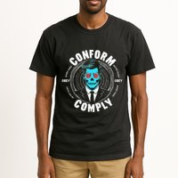 Obey Hoodie Comply Conform Whatch Tv Tall T-Shirt