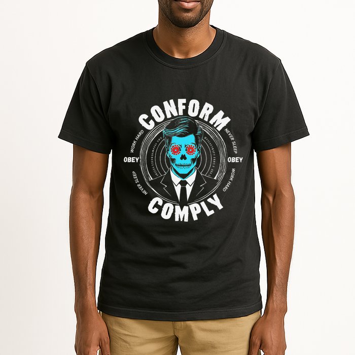 Obey Hoodie Comply Conform Whatch Tv Tall T-Shirt
