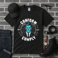 Obey Hoodie Comply Conform Whatch Tv Tall T-Shirt
