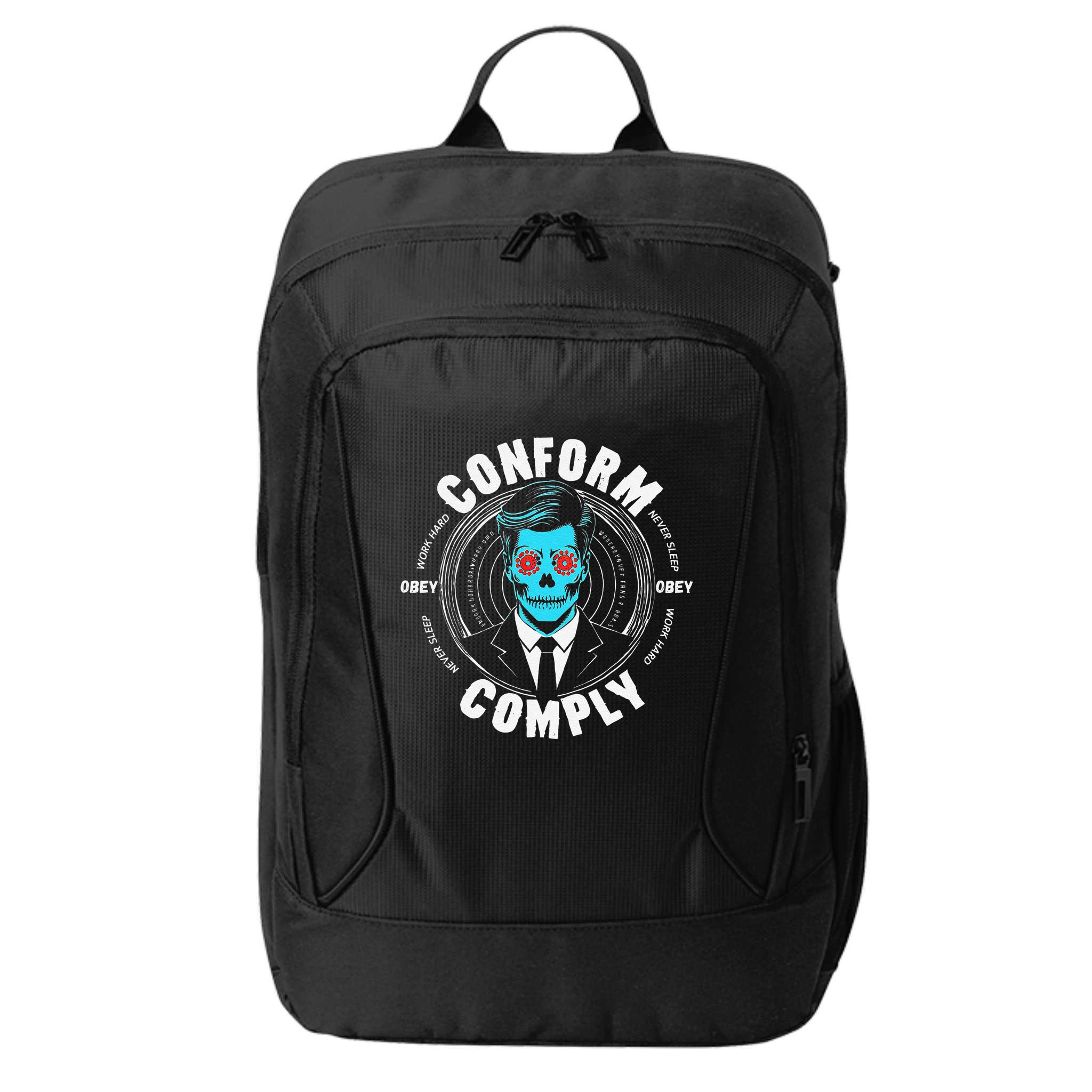Obey Hoodie Comply Conform Whatch Tv City Backpack