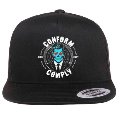 Obey Hoodie Comply Conform Whatch Tv Flatbill Hat