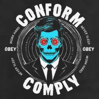 Obey Hoodie Comply Conform Whatch Tv 25L Jumbo Tote
