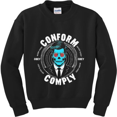 Obey Hoodie Comply Conform Whatch Tv Kids Sweatshirt