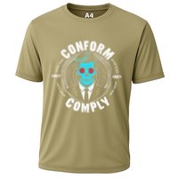 Obey Hoodie Comply Conform Whatch Tv Cooling Performance Crew T-Shirt