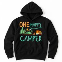 One Happy Camper First Birthday Camping Matching Hoodie