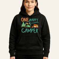 One Happy Camper First Birthday Camping Matching Hoodie