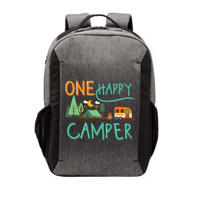One Happy Camper First Birthday Camping Matching Vector Backpack
