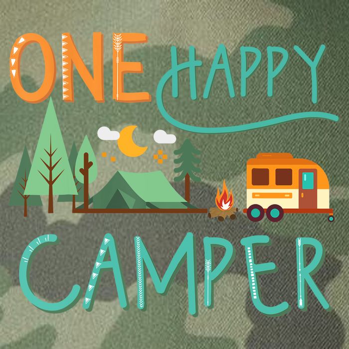one happy camper first birthday design, Camping Matching Legacy Tie Dye Trucker Hat